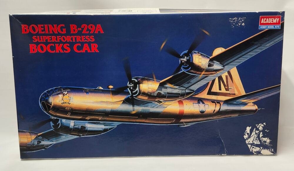 Academy Boeing B-29A Superfortress Bocks Car 1/72 Model Kit 2173 Vintage
